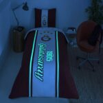 Taç Galatasaray 1905 Glow Tek Kişilik 120X200 Lastikli Çarşaflı Nevresim Takımı - Görsel 2
