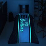 Taç Beşiktaş 1903 Glow Tek Kişilik 120X200 Lastikli Çarşaflı Nevresim Takımı - Görsel 2