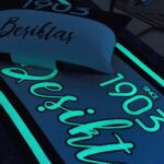 Taç Beşiktaş 1903 Glow Tek Kişilik 120X200 Lastikli Çarşaflı Nevresim Takımı - Görsel 4