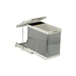 Pelikan Raylı Dolap Içi Çöp Kovası Paslanmaz Krom 20+1 Lt Litre