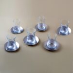 Jumbo Timeless 6'lı Yuvarlak Çay Tabak Seti