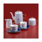 Jumbo Navy 15 Parça  Çay ve Kahve Seti