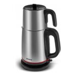 Homend Royaltea 1711h Çay Makinesi 1 l Demlik 1,9 l Su Isıtıcı Kapasiteli Çelik İnox Siyah Tasarım - Görsel 3