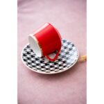 Acar Premium 6 Kişilik Porselen Kahve Fincanı Takımı – 90 ml - Görsel 3