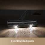 Dreame R10 Pro Dikey Süpürge, 65 Dakika Uzun Çalışma Süreli Dikey Süpürge, Hafif ve Anti-Tangle özellikli, Sert Zemin, Halı ve Evcil Hayvan Tüyleri için 150 AW Güçlü Emişli El Süpürgesi - Görsel 5