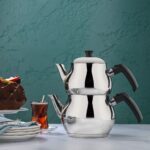 Schafer Base Çelik Çaydanlık Takımı 4 Parça-Inox