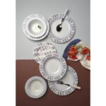 Jamuor Zanzibar Bonsai Porselen Yemek Takımı 4 Kişilik 16 Parça - Görsel 5