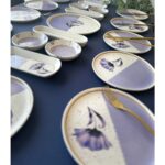 Venüs Home Gelincik Model 12 Kişilik 21 Parça Kahvaltı Takımı (Mor) - Görsel 2