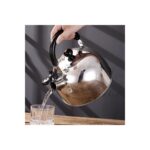 Chavin Parlak Parlak Çelik 3000 ml Düdüklü Çaydanlık Su Isıtıcısı cin727 - Görsel 2