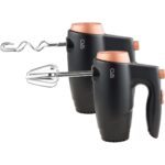 CVS El Mikseri 400W 5 Kademeli Hız Ayarı Emniyet Kilitli Krom Çırpıcı Hamur Aparatlı Siyah Bakır - Görsel 2