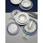 Tabak Evi Porselen Bonsai Blue Garden Yemek Takımı 4 Kişilik 16 Parça - Görsel 5