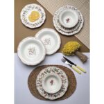 Tabak Evi Porselen Fulya Food Garden Yemek Takımı 6 Kişilik 24 Parça - Görsel 2