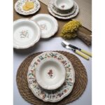 Tabak Evi Porselen Fulya Food Garden Yemek Takımı 6 Kişilik 24 Parça - Görsel 3