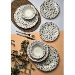 Tabak Evi Porselen Fulya Colorido Yemek Takımı 6 Kişilik 24 Parça