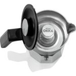 Arzum OK0027 OKKA Rich Moka Pot Karıştırıcılı Metal İtalyan ve Türk Kahve Makinesi - Krom 5 Fincan - Görsel 3