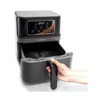 Luxell 5,5 Lt Yağsız Sıcak Hava Fritözü - Tek Hazneli, Sökülebilir Üst Kapak, Enerji Tasarruflu ve Kolay Temizlik - Görsel 3