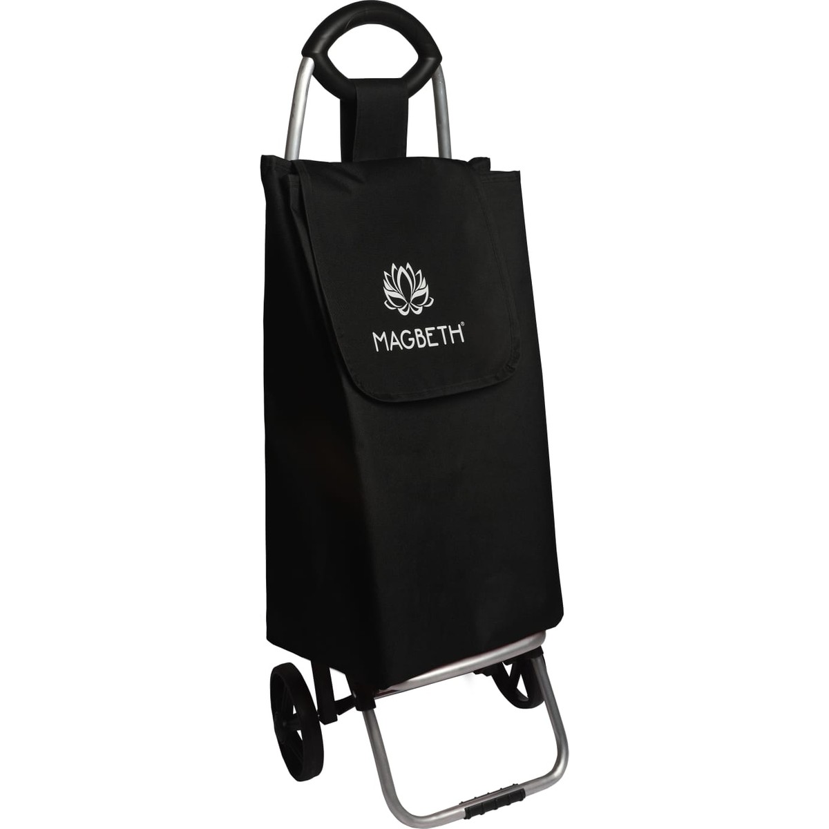 110000727161643.jpg Magbeth Store A 200 Alüminyum Ses Çıkarmayan Tekerlekli Pazar Arabası Hafif-Paslanmaz-Su Geçirmez Pazar Çantası - Görsel 1