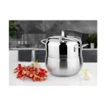 Yonca Lines Silver Kordonlu 14 Lt Düdüklü Tencere Metal Kulp