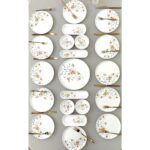 Yiğit Seramik Züccaciye Çiğdem Model 12 Kişilik 21 Parça Kahvaltı Takımı Kahvaltı Seti[ Sarı 12]