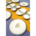 Heda Porselen Demet Porselen 16 Parça 6 Kişilik Kahvaltı Takımı