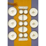 Heda Porselen Demet Porselen 16 Parça 6 Kişilik Kahvaltı Takımı - Görsel 2