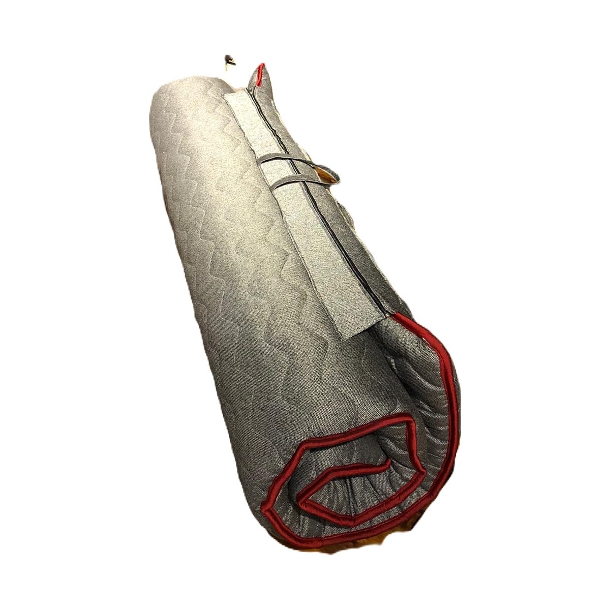 110000730205384.jpg Rafadi Çift Kişilik Katlanır Taşınabilir Kulplu Misafir Yatağı Otel Yurt Yazlık Ped Yatak Şilte 150*200 - Görsel 1