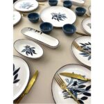 Yiğit Seramik Züccaciye Başak Gri 12 Kişilik 23 Parça Kahvaltı Takımı Kahvaltı Seti - Görsel 2