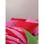 Cozy Home Popping Colors Çift Kişilik Lastikli Çarşaflı Nevresim Takımı Cherie Yeşil - Görsel 3