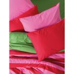 Cozy Home Popping Colors Çift Kişilik Lastikli Çarşaflı Nevresim Takımı Cherie Yeşil - Görsel 4