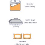 Cozy Home Popping Colors Çift Kişilik Lastikli Çarşaflı Nevresim Takımı Dazzle Yeşil - Görsel 4