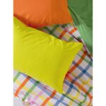 Cozy Home Popping Colors Çift Kişilik Lastikli Çarşaflı Nevresim Takımı Hype Yeşil - Görsel 4
