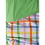 Cozy Home Popping Colors Çift Kişilik Lastikli Çarşaflı Nevresim Takımı Hype Yeşil - Görsel 5