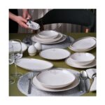 Güral Porselen ATINA-65781 Bantlı 54 Parça 12 Kişilik Porselen Yemek Takımı - Görsel 2
