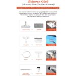 Youban Çok Fonksiyonlu Standlı Buharlı Temizlik Makinesi KF1804 - Görsel 2