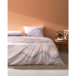 Madame Coco Suivre Tek Kişilik %100 Pamuk Ranforce Baskılı Nevresim Takımı - Pudra