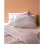 Madame Coco Suivre Tek Kişilik %100 Pamuk Ranforce Baskılı Nevresim Takımı - Pudra - Görsel 3