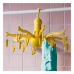 IKEA Pressa Çamaşır Kurutma Askılığı, Sarı, 16 Mandallı - Görsel 2