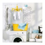 IKEA Pressa Çamaşır Kurutma Askılığı, Sarı, 16 Mandallı - Görsel 4