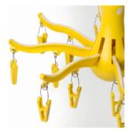 IKEA Pressa Çamaşır Kurutma Askılığı, Sarı, 16 Mandallı - Görsel 5