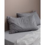 Madame Coco Hugo Tek Kişilik Pamuklu Baskılı Nevresim Takımı - Gri - Görsel 4