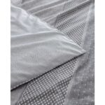 Madame Coco Hugo Tek Kişilik Pamuklu Baskılı Nevresim Takımı - Gri - Görsel 5