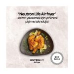 Neutron Smart Air Fryer Pro 7,3 L Tek Hazneli Yağsız Fritöz – Çıkarılabilir Kapaklı, Enerji Tasarruflu ve Kolay Temizlenir - Görsel 4