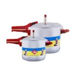 Termo 3 - 6 Litre 2li Düdüklü Tencere (2 DÜDÜKLÜ TENCEREYE UYUMLU TEK KAPAKLI) %100 Alüminyum Pres Baskı - Görsel 2