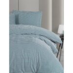 My Story Lastikli Çarşaflı Çift Kişilik Nevresim Takımı Saten Yeşil - Görsel 2