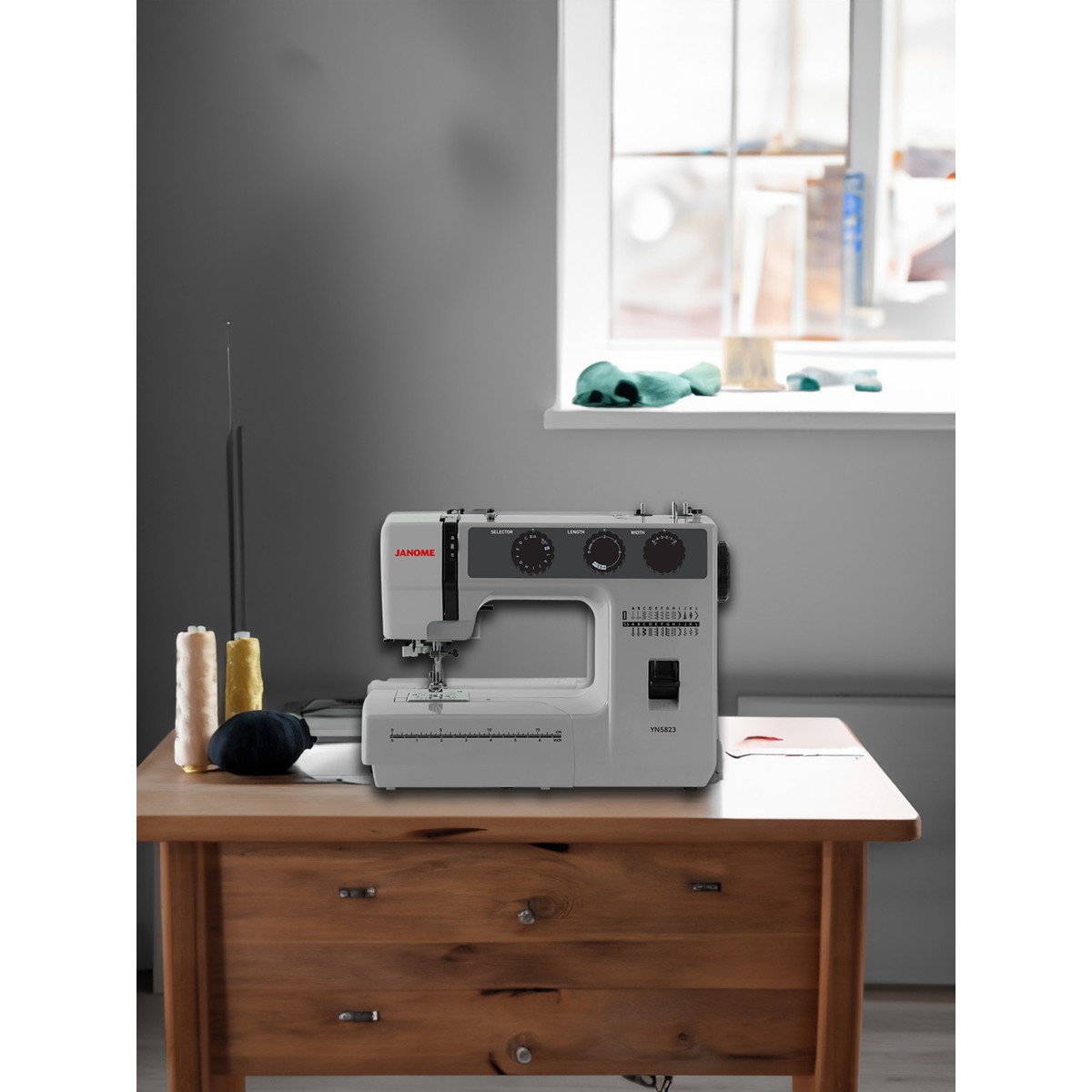110000750791572.jpg Janome YN5823 Dikiş Makinesi Ev Tipi (Özel Seri) - Görsel 1