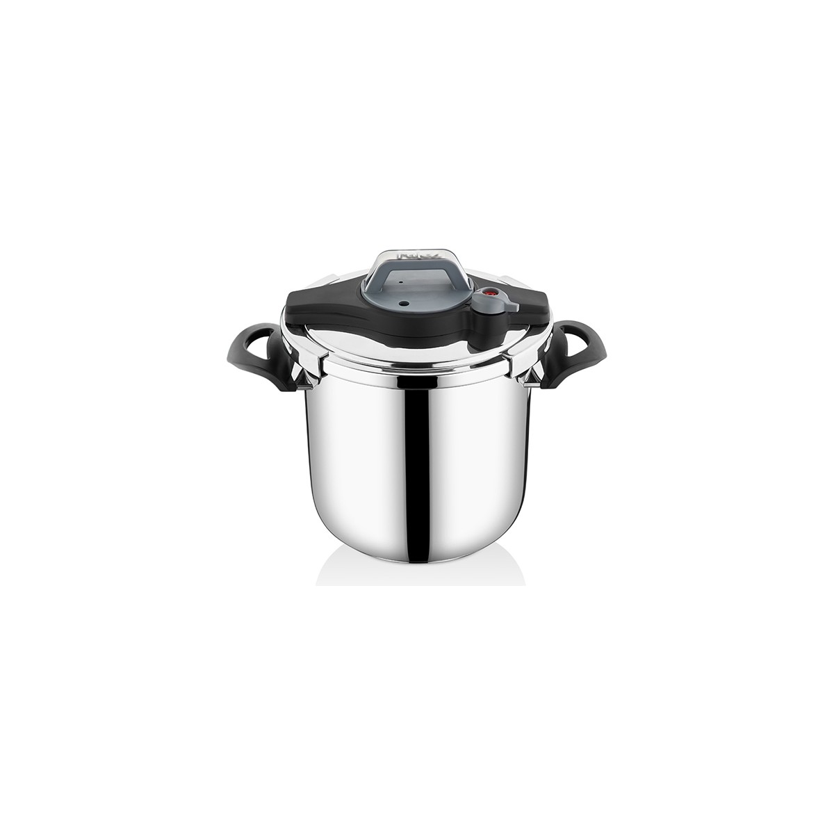 110000751062817.jpg Falez Vento Sıyah-Grı 4 Lt Duduklu Tencere - Görsel 1