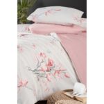 My Story Lastikli Çarşaflı Çift Kişilik Nevresim Takımı Papavera - Görsel 2