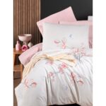 My Story Lastikli Çarşaflı Çift Kişilik Nevresim Takımı Papavera - Görsel 3