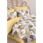 My Story Lastikli Çarşaflı Çift Kişilik Nevresim Takımı Monstera - Görsel 2