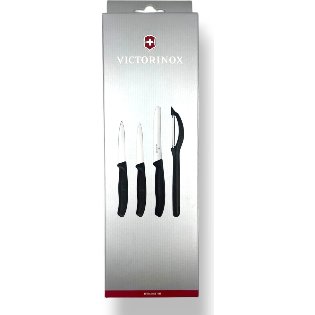 110000755915708.jpg Victorinox Siyah Soyacak Seti 4 Parça - Görsel 1